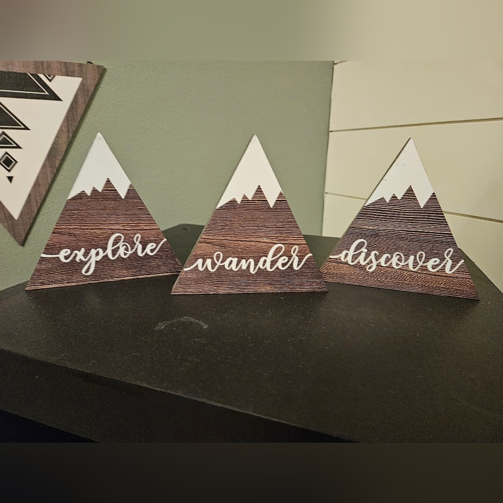 Rustic Mountain Decor Set